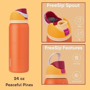 Authentic 24oz Freesip Owala- Citrus Crush